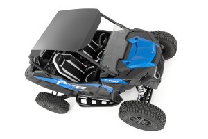 Polaris RZR Turbo S UTV Roof - Rough Country - Fabricated, 2-Seater - '21-'22